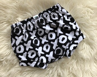 XOXO Baby Bummie Shorts – Trendy Cotton Knit Diaper Cover