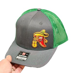 Mexican Pepper Trucker Cap: Richardson 112, Vegan Leather Patch