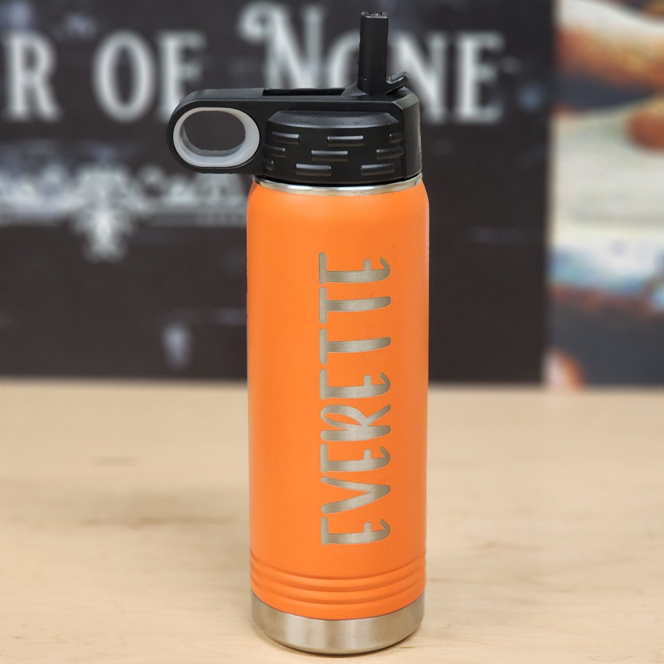 Personalized Water Bottle Stainless 20oz, Engraved Name Sports Bottle ...