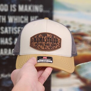 Trucker Cap, Father&#39;s Day Gift, Outdoor Enthusiasts, Mama Tried Hat, Country Music Lovers, Fashion Statement, Mama Tried Cap, Snapback Cap