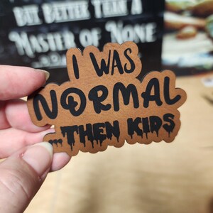 Laser Engraved Life Changes With Children Hat Patch, Leatherette