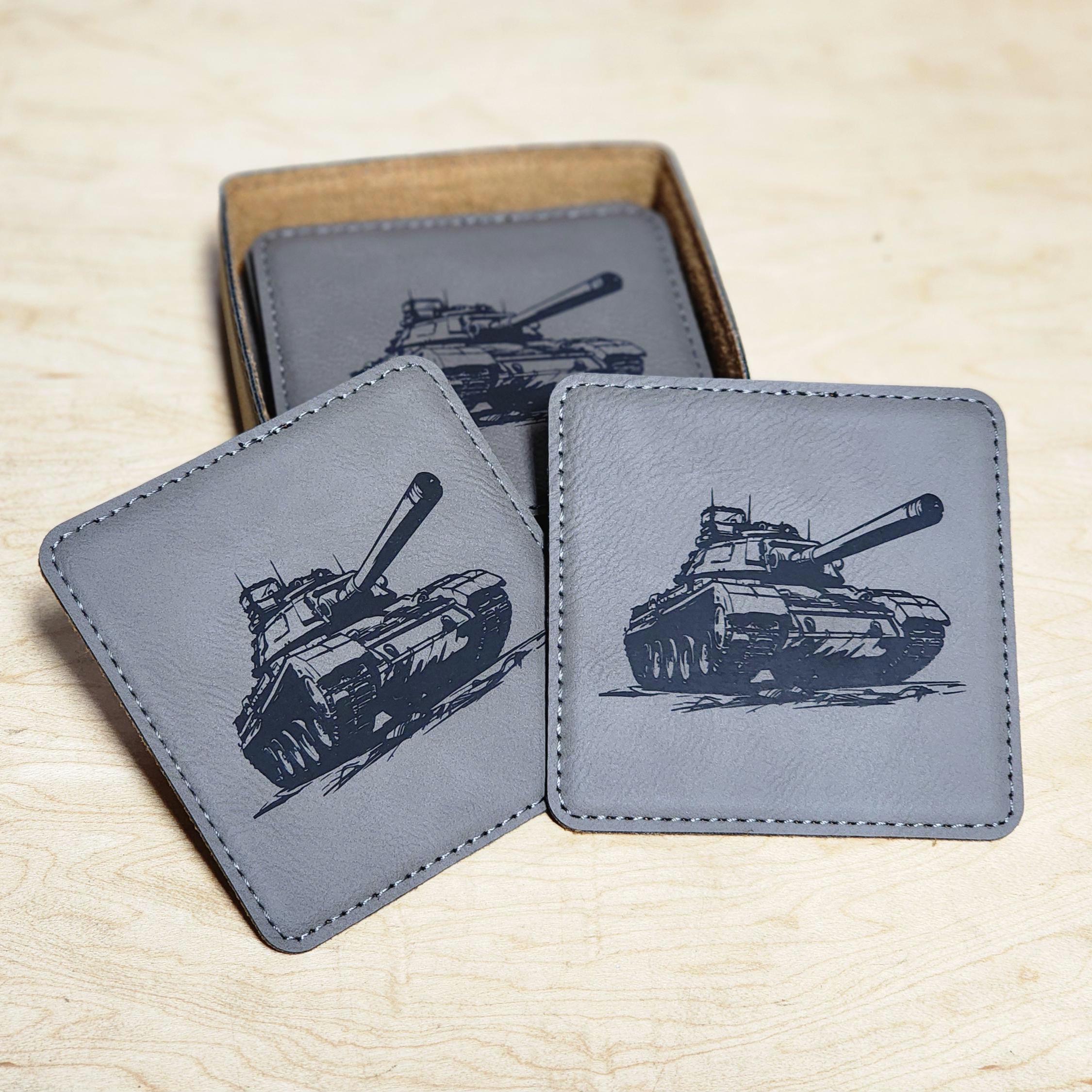 Military Tank Coaster, Military Proud Coaster, Army Gift Coasters ...