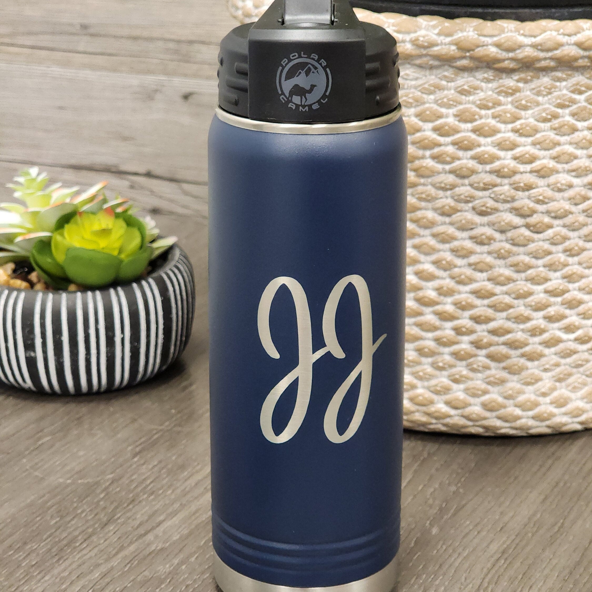 Personalized Water Bottle Stainless 20oz, Engraved Name Sports Bottle ...