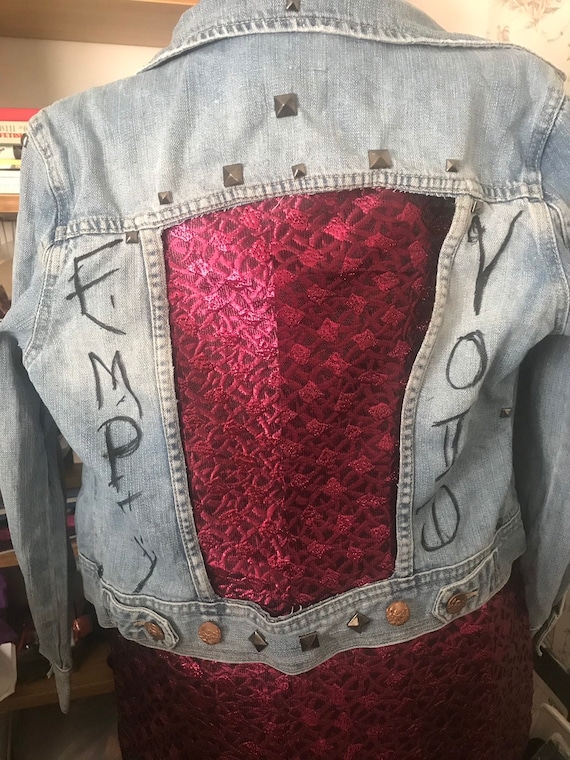 studded denim jacket punk