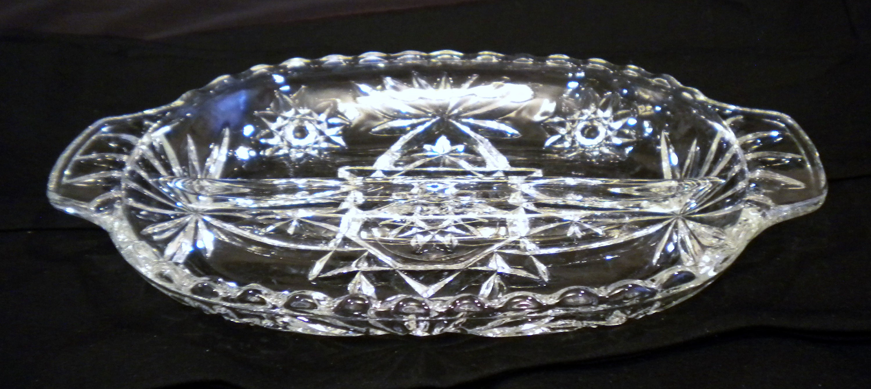 Anchor Hocking EAPC Divided Relish Dish, Star of David Pattern - Etsy