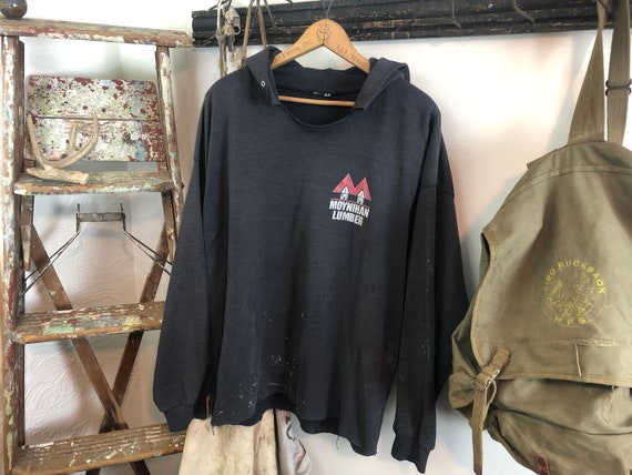 Thrashed lumber yard hoodie | destroyed workwear |