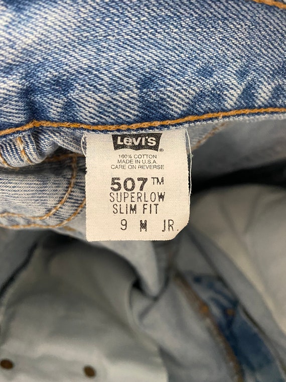 Levis 507 Superlow Slim Vintage Low 
