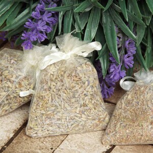 Lavender sachet, sleep aid, lavender drawer scent, wedding favours, car freshener, lavender flowers, 3 x bags