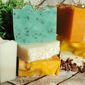 Soap special offer Vegan soap, natural soap, Any 3 handmade soaps, multi-buy discount Soap gift, artisan soap, plastic-free image 2