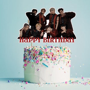 Stray Kids Cake Toppers PDF Instant Download Printable Birthday Party