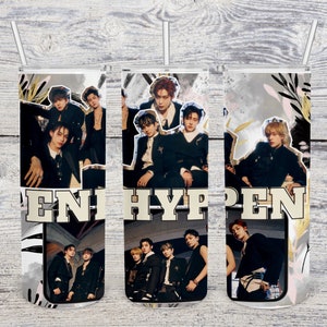 Enhypen Engene 20オンス スキニータンブラーラップ 昇華デジタル印刷用