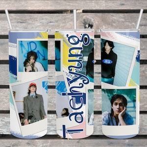 BTS V Taehyung Layover 20 Oz Skinny Tumbler Wrap for Sublimation Digital