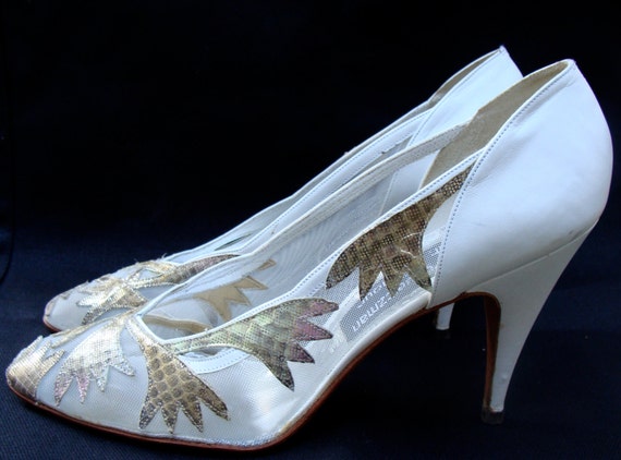 Vintage 1980s Mr. Seymour for Stuart Weitzman Gold