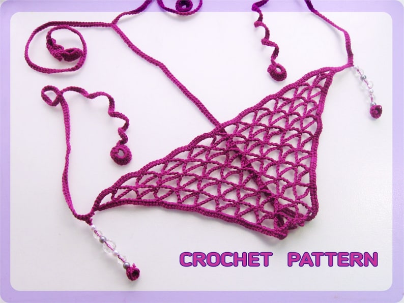 Hand Crochet Sexy Panties PDF Pattern for Beginners Easy Etsy