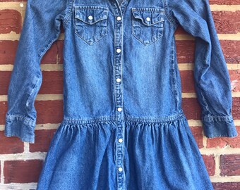 ralph lauren blue jean dress