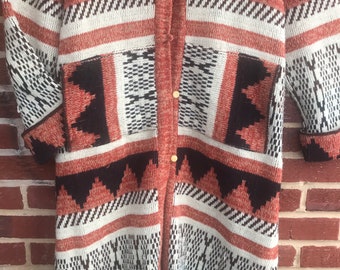 southwestern sweater cardigan