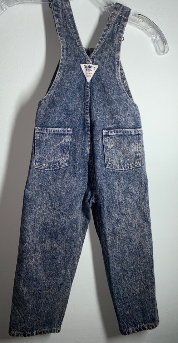 Vintage Oshkosh denim jean overalls, Vintage,vint… - image 4