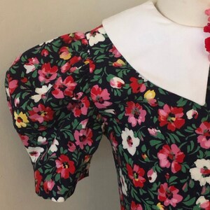 Vintage girls dress,vintage dress,Girls dress,Sylvia Whyte,Neiman Marcus,Vintage,girls floral dress image 5