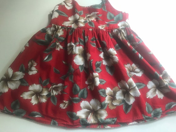 Vintage Hawaiian dress,Made in USA,Child dress,Fl… - image 3