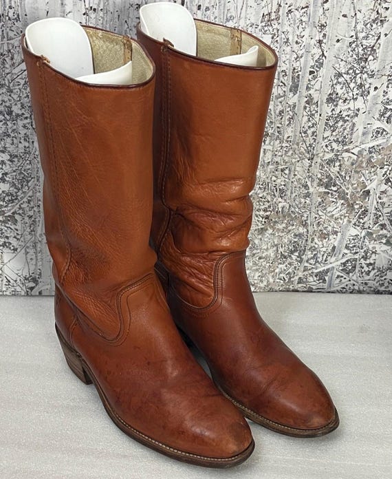 Frye Boots,campus leather boots,Frye campus boots,men’s leather boots, biker boots,motorcycle boots,vintage,vintage boots,vintage leather