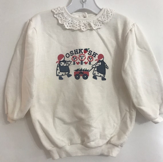 Vintage Oshkosh Sweatshirt,Vintage toddler sweats… - image 1
