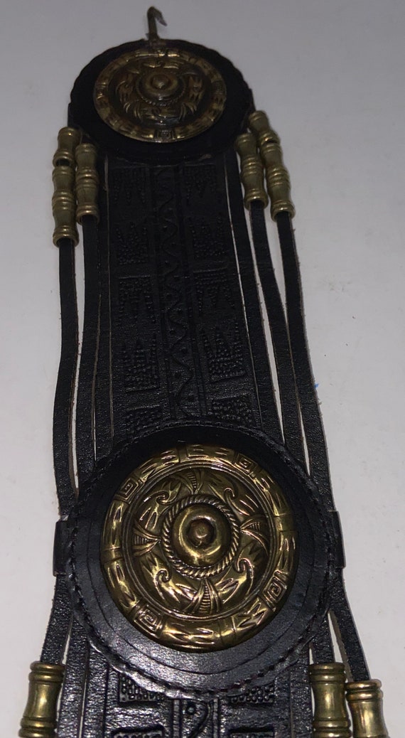 Vintage leather belt,vintage,leather belt,tooled … - image 7