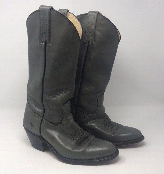 mens grey cowboy boots