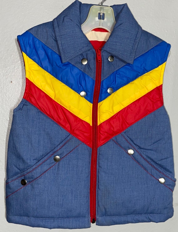 Vintage toddler coat,toddler vest, vintage,vintag… - image 2