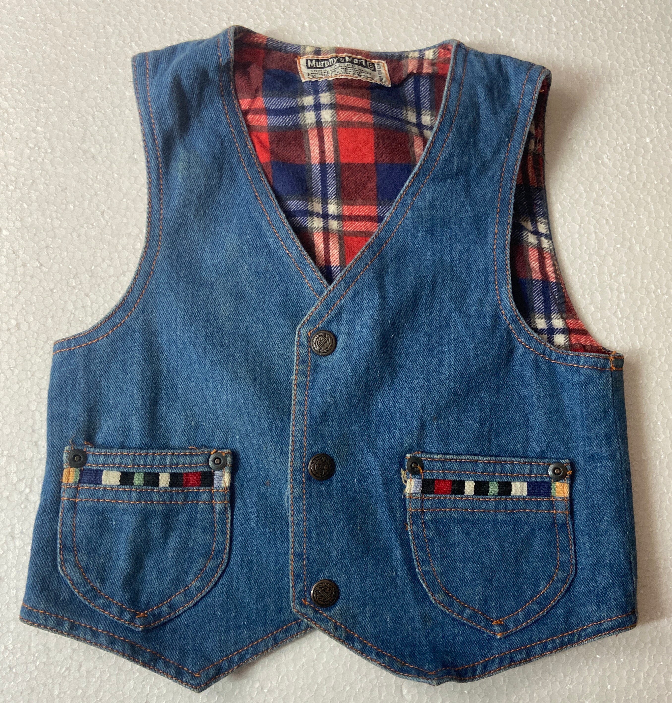 Denim vest deals for boys
