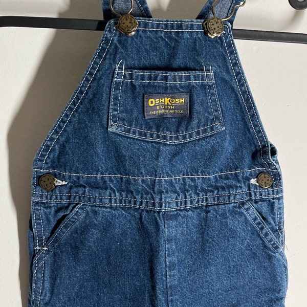 Oshkosh Vintage Shortalls, Oshkosh, Oshkosh shortalls,denim shortalls,24 months shortalls,made in USA, vintage Oshkosh,toddler,shorts