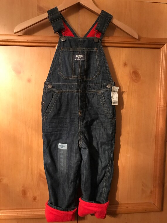 Oshkosh Vesbak Flannel Lined Sz 3T 