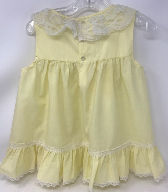 Vintage 70s pinafore toddler dress,toddler dress,… - image 6