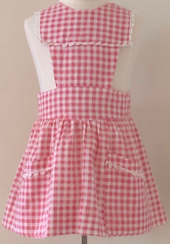 Vintage Handmade Dress and Apron set, apron Dress… - image 4