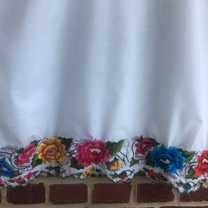 Embroidered Vintage Dress,embroidered,embroidered top,vintage,floral dress,floral top,summer,hipster,lightweight image 10