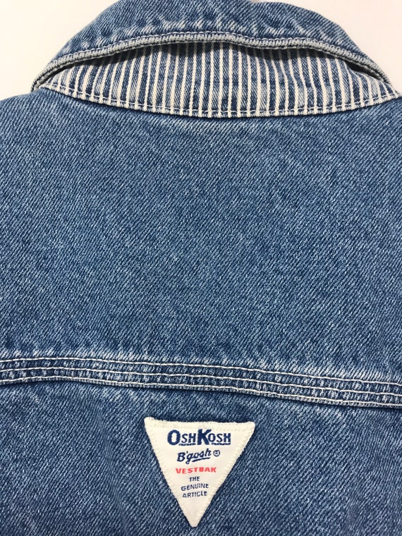 Vintage Oshkosh denim Jean jacket, vintage,vintag… - image 6