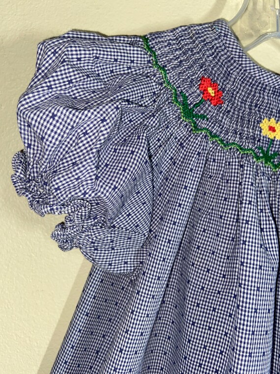 Smocked dress,girls toddler dress, vintage,vintag… - image 2