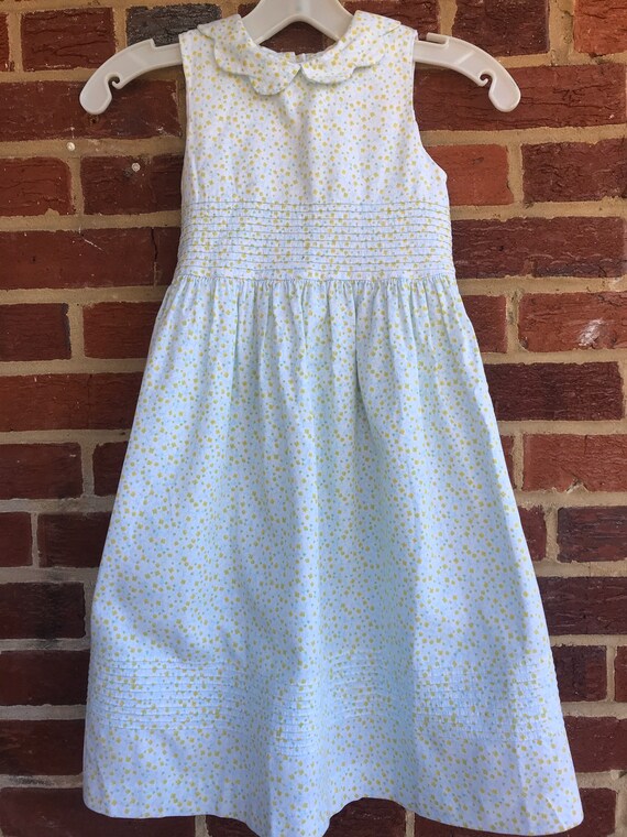 Floral Girls dress,Laura Ashley smocked floral sz
