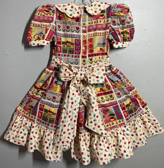 Mustard Vintage Girls Dress main image 0