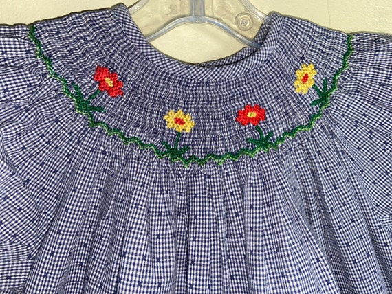 Smocked dress,girls toddler dress, vintage,vintag… - image 4