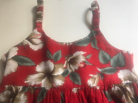 Vintage Hawaiian dress,Made in USA,Child dress,Fl… - image 2