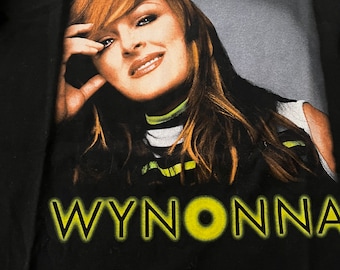 Vintage Wynonna Judd T-Shirt Mens Medium Black What the World Needs Vtg 2003 Country,vintage,vintage tshirt,The Judds,Wynonna,country music