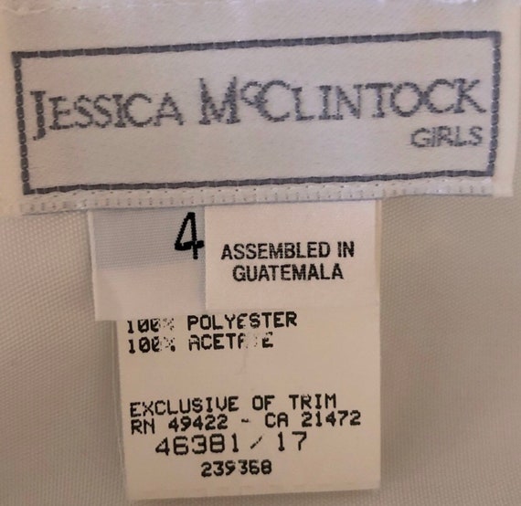 Vintage Jessica McClintock dress, vintage toddler… - image 9