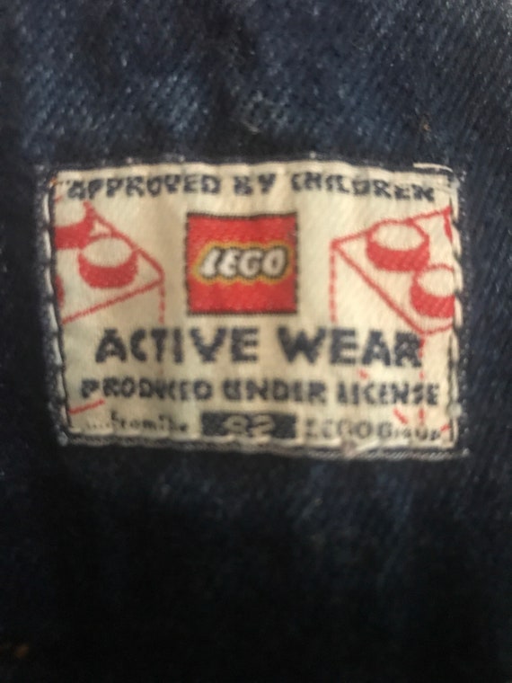 Vintage kids Jean Lego overalls suspenders - image 4