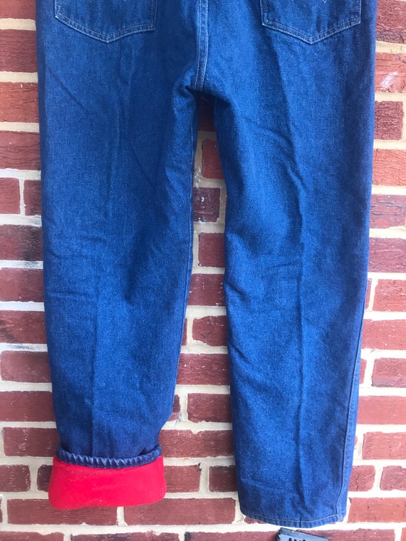 Vintage Wrangler USA,vintage denim,lined jeans, d… - image 4