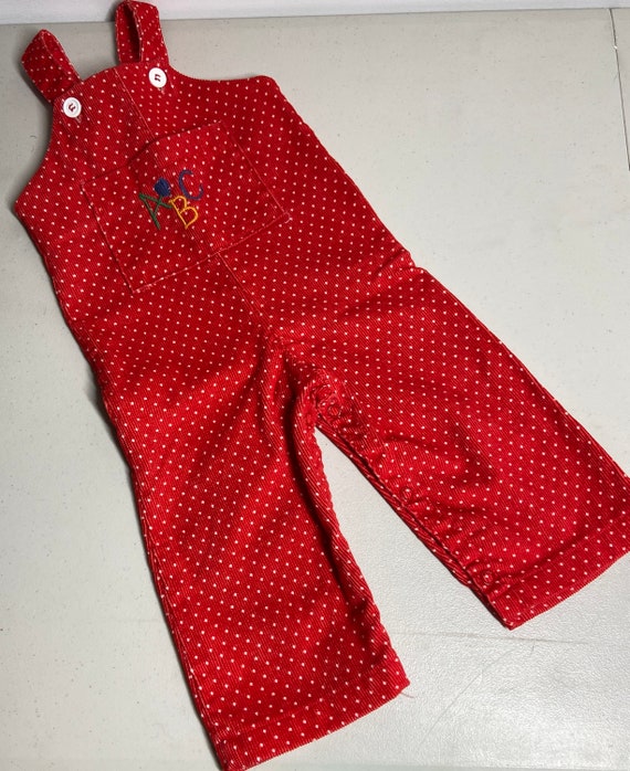 Vintage Buster Brown infant overalls, Vintage cor… - image 1