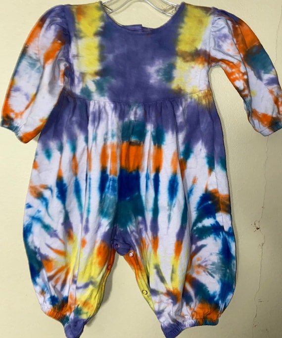 Vintage Tie dye romper,tie dye,romper, vintage,vi… - image 1