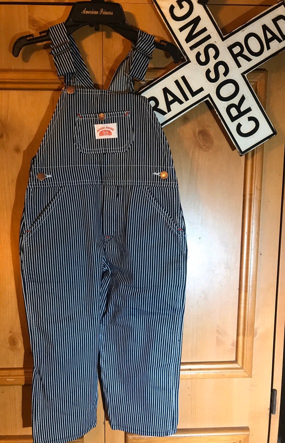Roundhouse Deadstock sz 4 kids Hickory striped ove