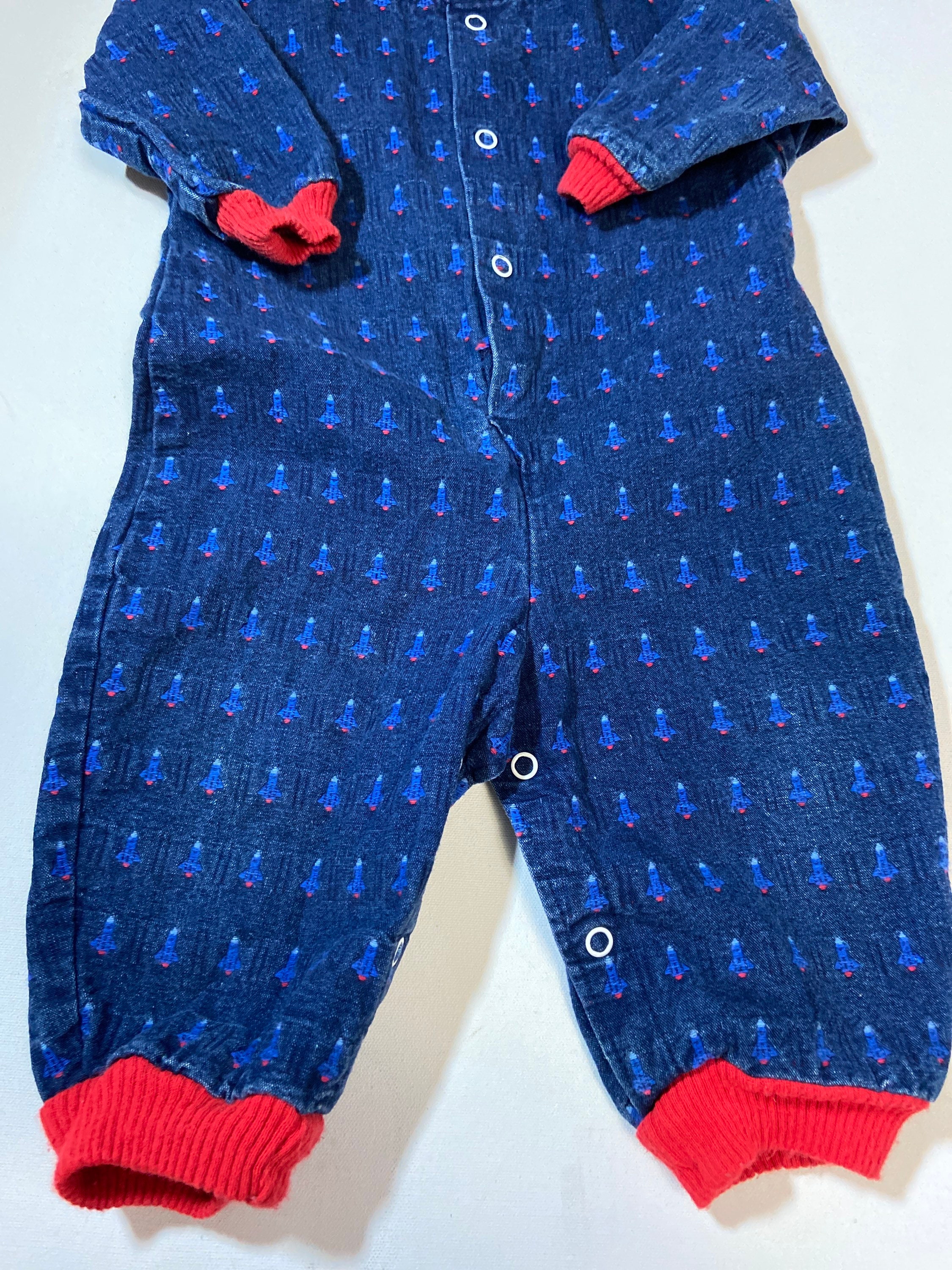 Vintage Denim Jumpsuitbaby Girlinfantvintagevintage Denim Etsy
