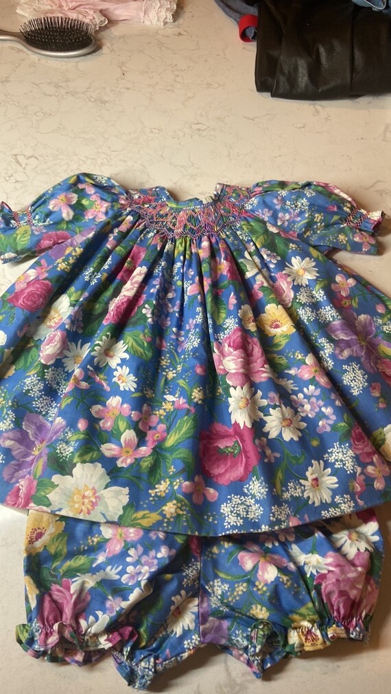 Vintage baby girl,vintage,vintage dress,bloomers,… - image 2