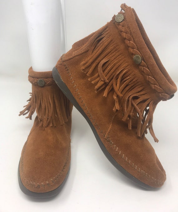 Vintage Minnetonka Sz 7 Moccasins,Minnetonka,Minneton… - Gem Vintage Minnetonka Sz 7 Moccasins,Minnetonka,Minneton… - Gem